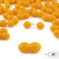 Lot of 50pcs Screw Clasps for Amber and Gemstone Beads Jewelry - Butterscotch (MY5)