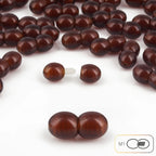 Lot of 50pcs Screw Clasps for Amber and Gemstone Beads Jewelry - Cognac (COG4)