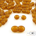 Lot of 50pcs Screw Clasps for Amber and Gemstone Beads Jewelry - Cognac (COG5)