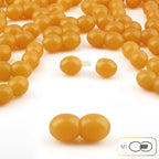 Lot of 50pcs Screw Clasps for Amber and Gemstone Beads Jewelry - Butterscotch (MY4)