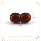 Lot of 50pcs Screw Clasps for Amber and Gemstone Beads Jewelry - Cognac (COG4)