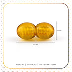Lot of 50pcs Screw Clasps for Amber and Gemstone Beads Jewelry - Honey (YL5)