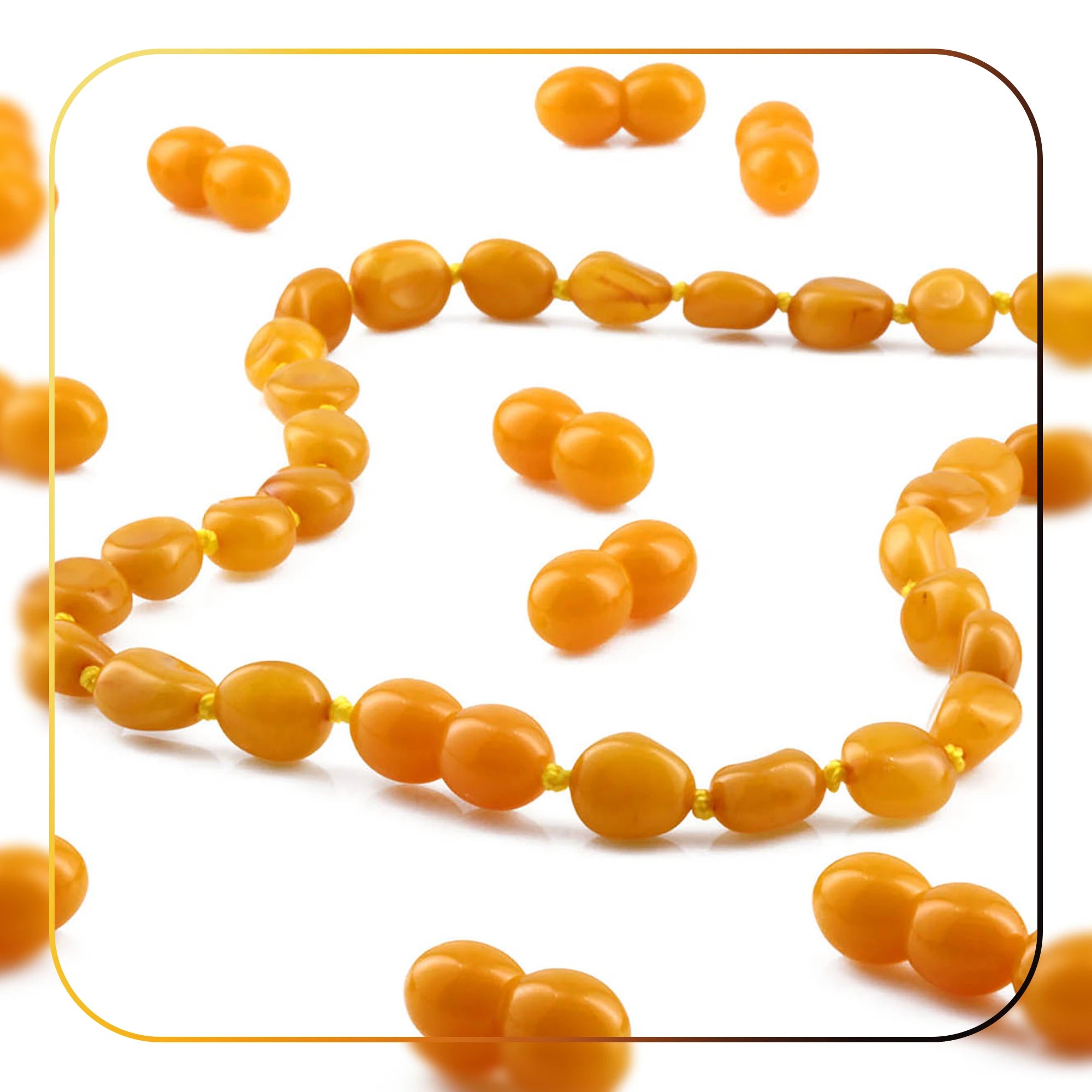 Lot of 50pcs Screw Clasps for Amber and Gemstone Beads Jewelry - Butterscotch (MY6)