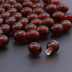 Lot of 50pcs Screw Clasps for Amber and Gemstone Beads Jewelry - Cognac (COG4)