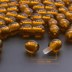 Lot of 50pcs Screw Clasps for Amber and Gemstone Beads Jewelry - Cognac (COG6)