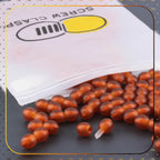 Lot of 50pcs Screw Clasps for Amber and Gemstone Beads Jewelry - Cognac (COG2M)