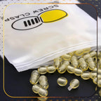 Lot of 50pcs Screw Clasps for Amber and Gemstone Beads Jewelry - Yellow (YL6)