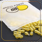 Lot of 50pcs Screw Clasps for Amber and Gemstone Beads Jewelry - Yellow (YL1)