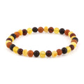 BALTIC AMBER ADULT BRACELETS LOT OF 10pcs - BAROQUE. XB54MM