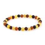 BALTIC AMBER ADULT BRACELETS LOT OF 10pcs - BAROQUE. XB54MM