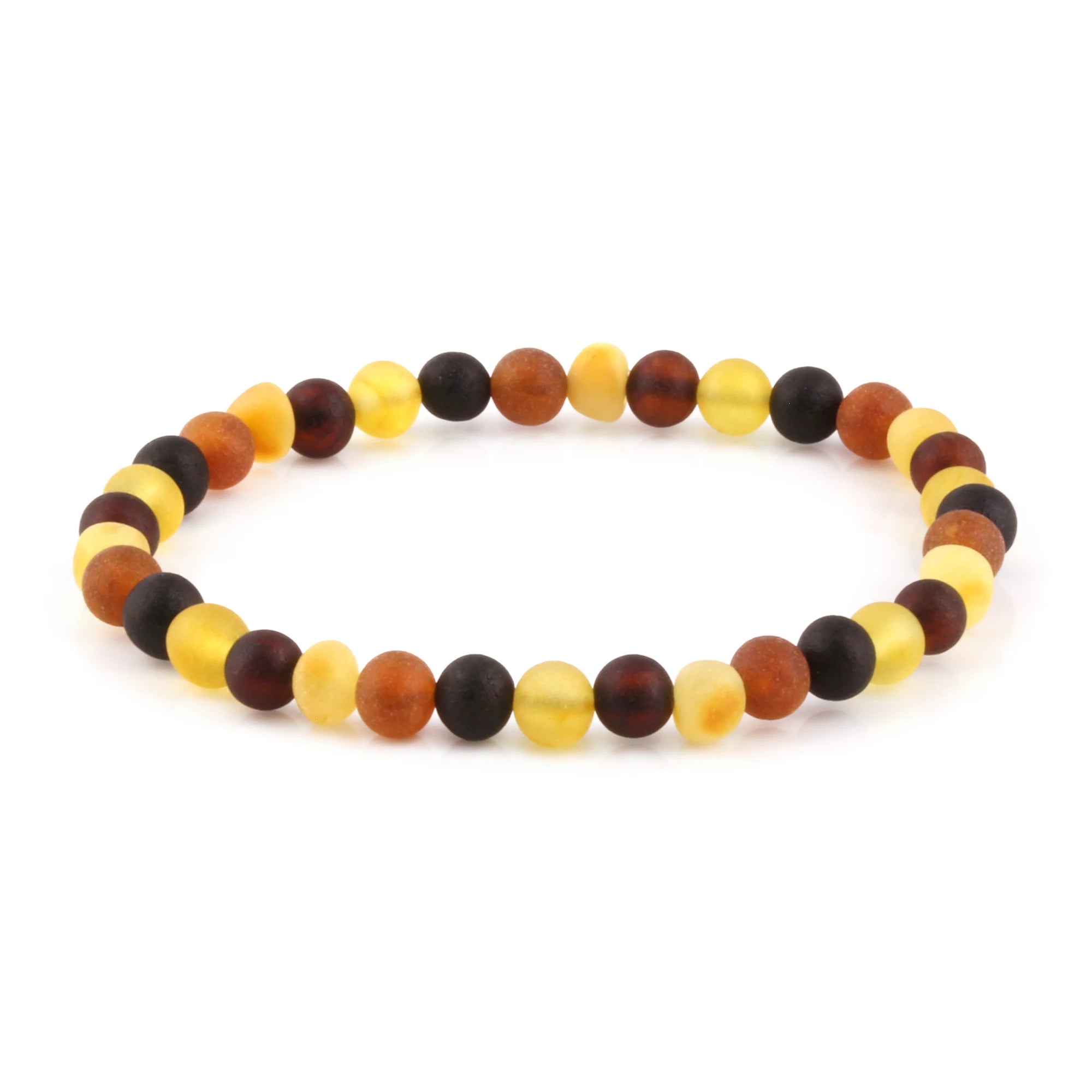 BALTIC AMBER ADULT BRACELETS LOT OF 10pcs - BAROQUE. XB54MM
