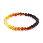 BALTIC AMBER ADULT BRACELETS LOT OF 10pcs - BAROQUE. XB54R