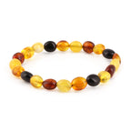 BALTIC AMBER ADULT BRACELETS LOT OF 10pcs - OLIVE. XO75M