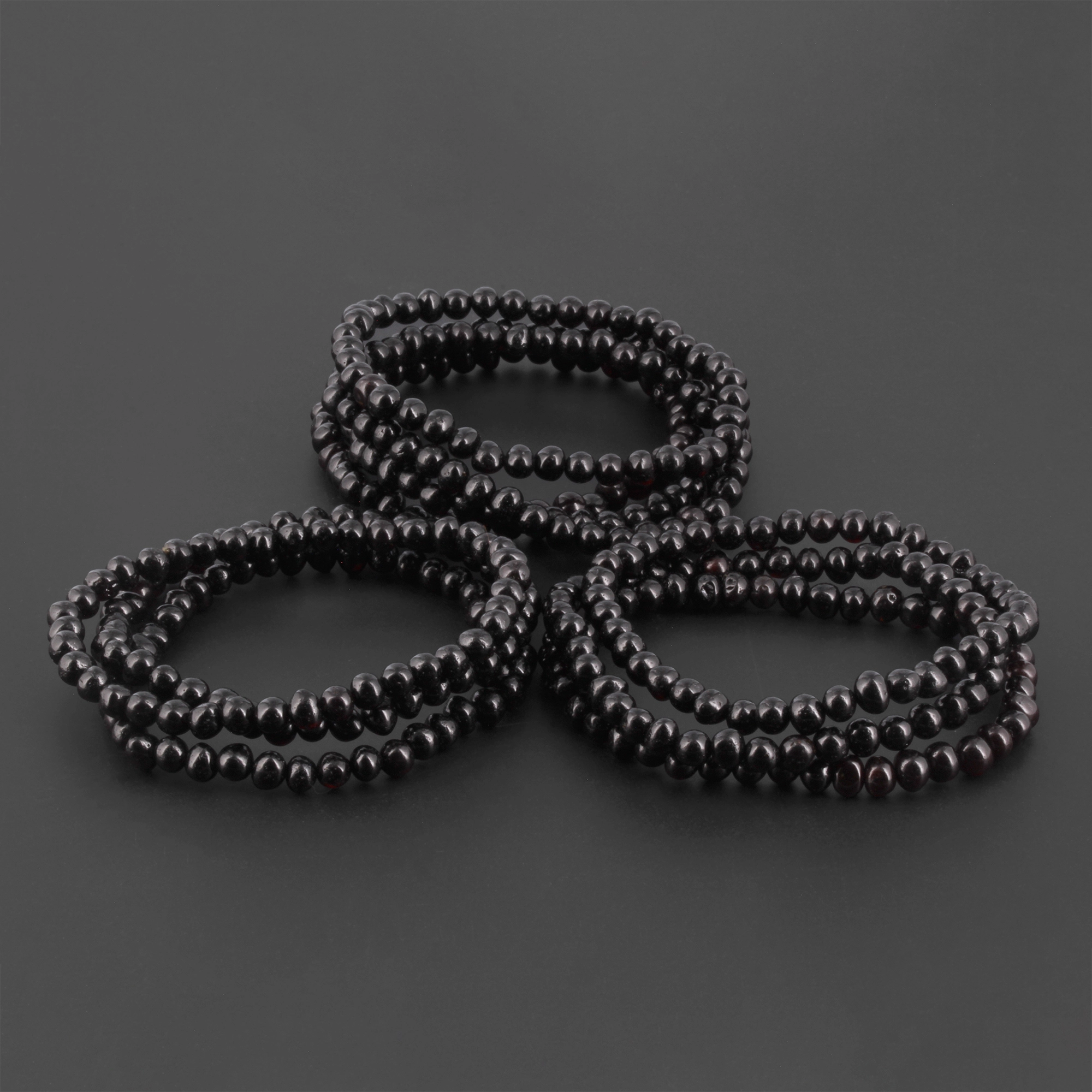 BALTIC AMBER ADULT BRACELETS LOT OF 10pcs - BAROQUE. XB54B