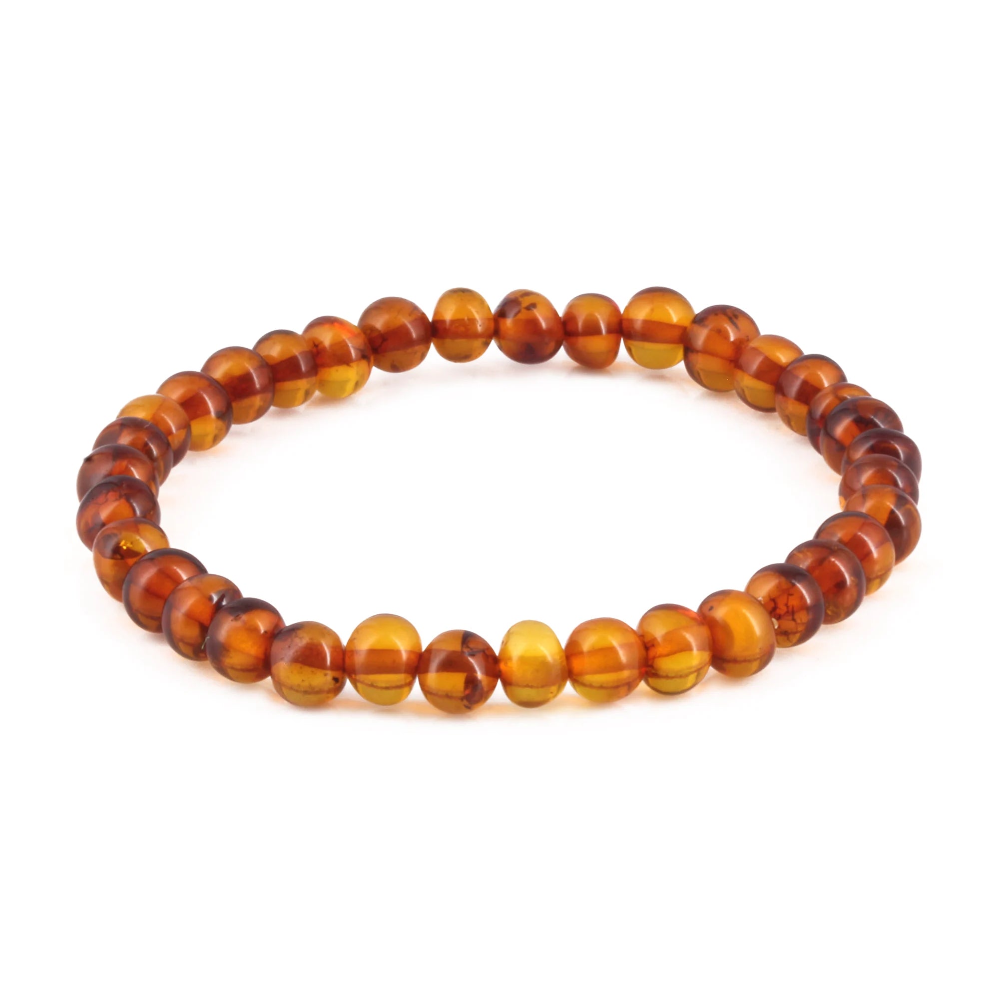 BALTIC AMBER ADULT BRACELETS LOT OF 10pcs - BAROQUE. XB65C