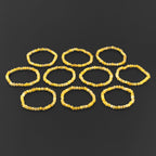 BALTIC AMBER ADULT BRACELETS LOT OF 10pcs - BAROQUE. XB54MY