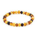 BALTIC AMBER ADULT BRACELETS LOT OF 10pcs - BAROQUE. XB65M