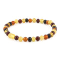 BALTIC AMBER ADULT BRACELETS LOT OF 10pcs - BAROQUE. XB54M