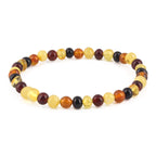 BALTIC AMBER ADULT BRACELETS LOT OF 10pcs - BAROQUE. XB54M