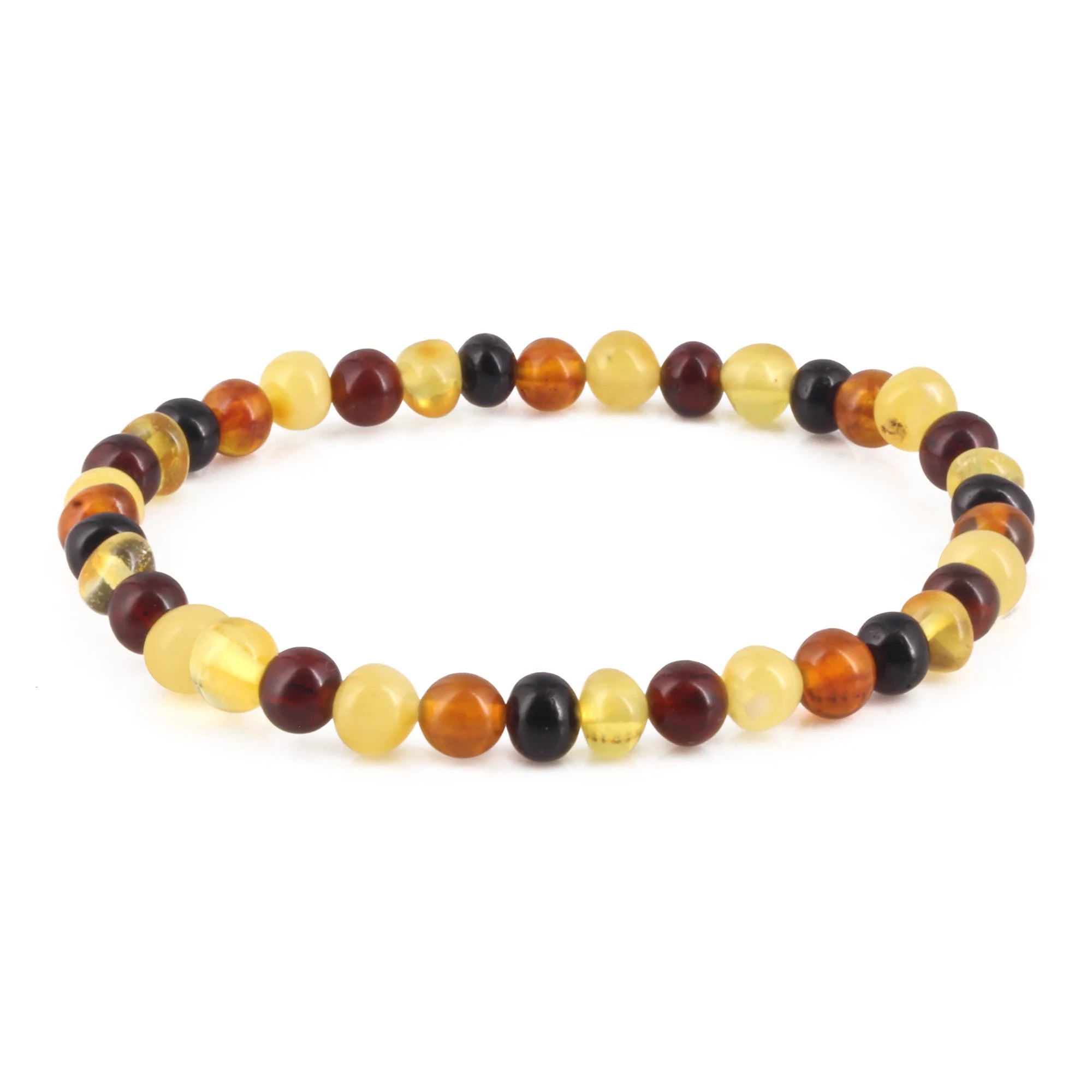 BALTIC AMBER ADULT BRACELETS LOT OF 10pcs - BAROQUE. XB54M