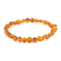 BALTIC AMBER ADULT BRACELETS LOT OF 10pcs - SIDE DRILL. XS64LC