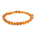BALTIC AMBER ADULT BRACELETS LOT OF 10pcs - SIDE DRILL. XS64LC