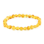 BALTIC AMBER ADULT BRACELETS LOT OF 10pcs - SIDE DRILL. XS64Y