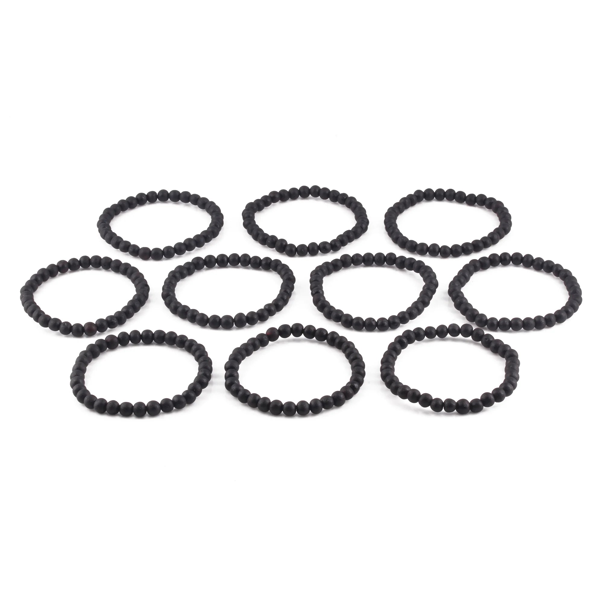 BALTIC AMBER ADULT BRACELETS LOT OF 10pcs - BAROQUE. XB65BM