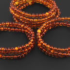 BALTIC AMBER ADULT BRACELETS LOT OF 10pcs - BAROQUE. XB65C
