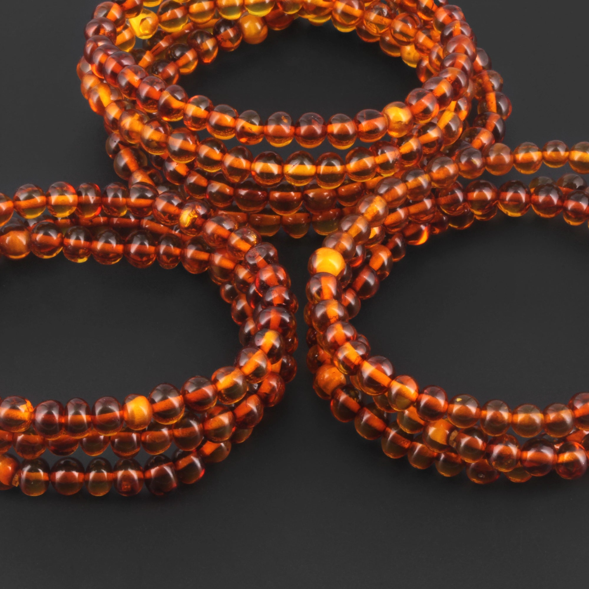 BALTIC AMBER ADULT BRACELETS LOT OF 10pcs - BAROQUE. XB65C