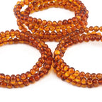 BALTIC AMBER ADULT BRACELETS LOT OF 10pcs - BAROQUE. XB65C