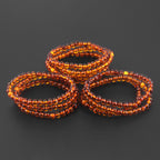 BALTIC AMBER ADULT BRACELETS LOT OF 10pcs - BAROQUE. XB65C