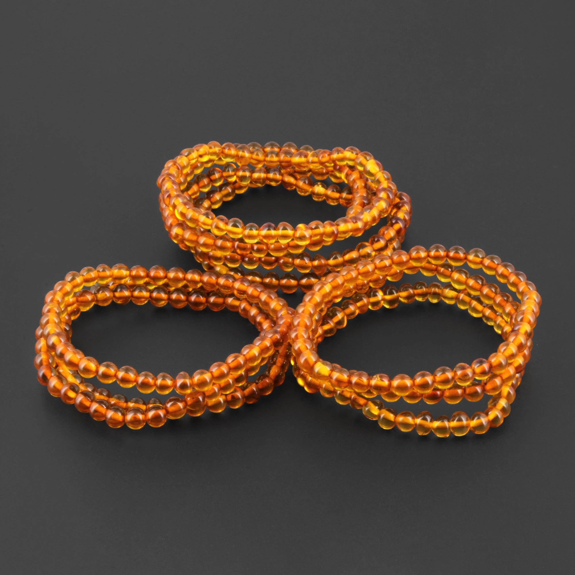 BALTIC AMBER ADULT BRACELETS LOT OF 10pcs - BAROQUE. XB54LC