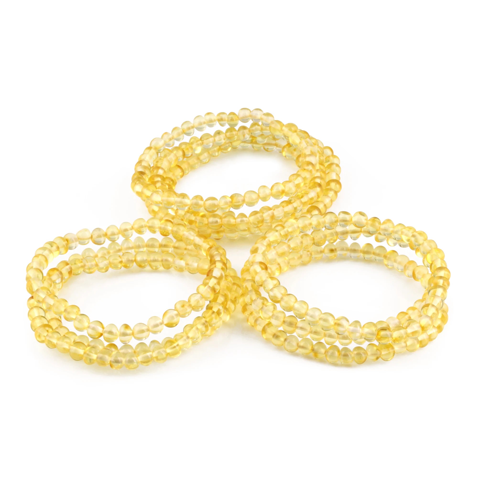 BALTIC AMBER ADULT BRACELETS LOT OF 10pcs - BAROQUE. XB54Y