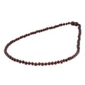 Baltic Amber Adult Necklace Baroque Dark Cognac Glossy Finish – Wholesale Lot of 10pcs - 45cm / 17.7in – XB43DC