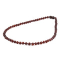 Baltic Amber Adult Necklace Baroque Dark Cognac Raw Finish – Wholesale Lot of 10pcs - 45cm / 17.7in – XB54DC-RAW