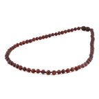Baltic Amber Adult Necklace Baroque Dark Cognac Raw Finish – Wholesale Lot of 10pcs - 45cm / 17.7in – XB54DC-RAW