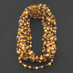 BALTIC AMBER ADULT NECKLACES LOT OF 10pcs - BAROQUE. XB54M