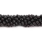 Baltic Amber Adult Necklace Baroque Black Glossy Finish – Wholesale Lot of 10pcs - 45cm / 17.7in – XB54B