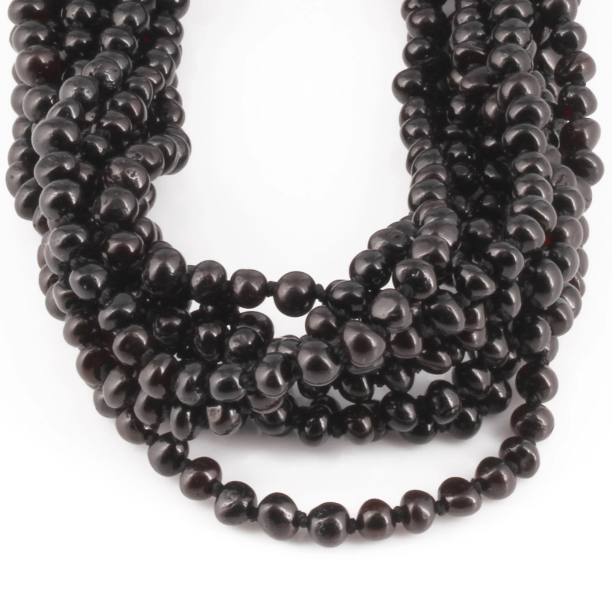 BALTIC AMBER ADULT NECKLACES LOT OF 10pcs -  BAROQUE. XB54B