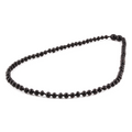 Baltic Amber Adult Necklace Baroque Black Glossy Finish – Wholesale Lot of 10pcs - 45cm / 17.7in – XB54B