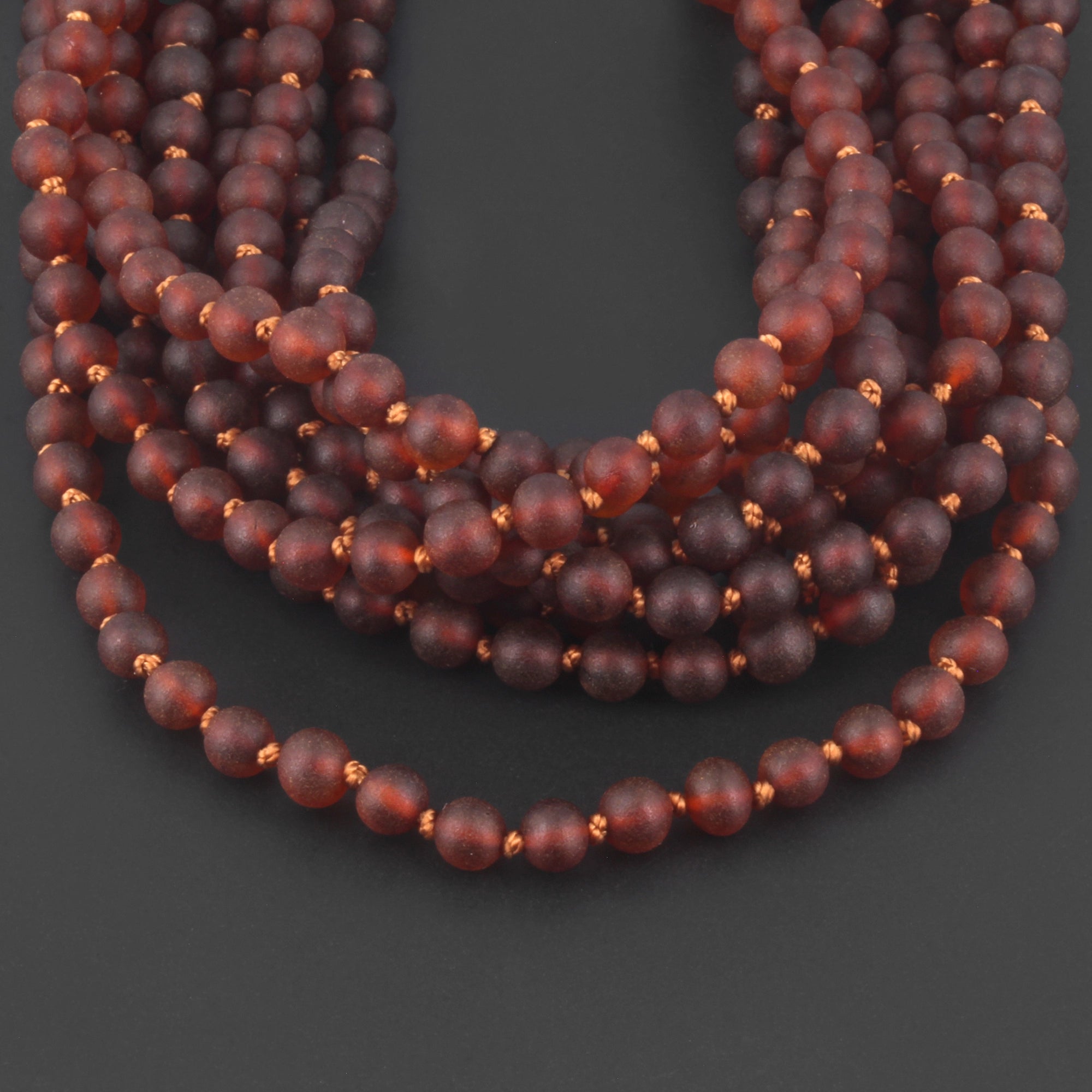 BALTIC AMBER ADULT NECKLACES LOT OF 10pcs - BAROQUE. XB54CM