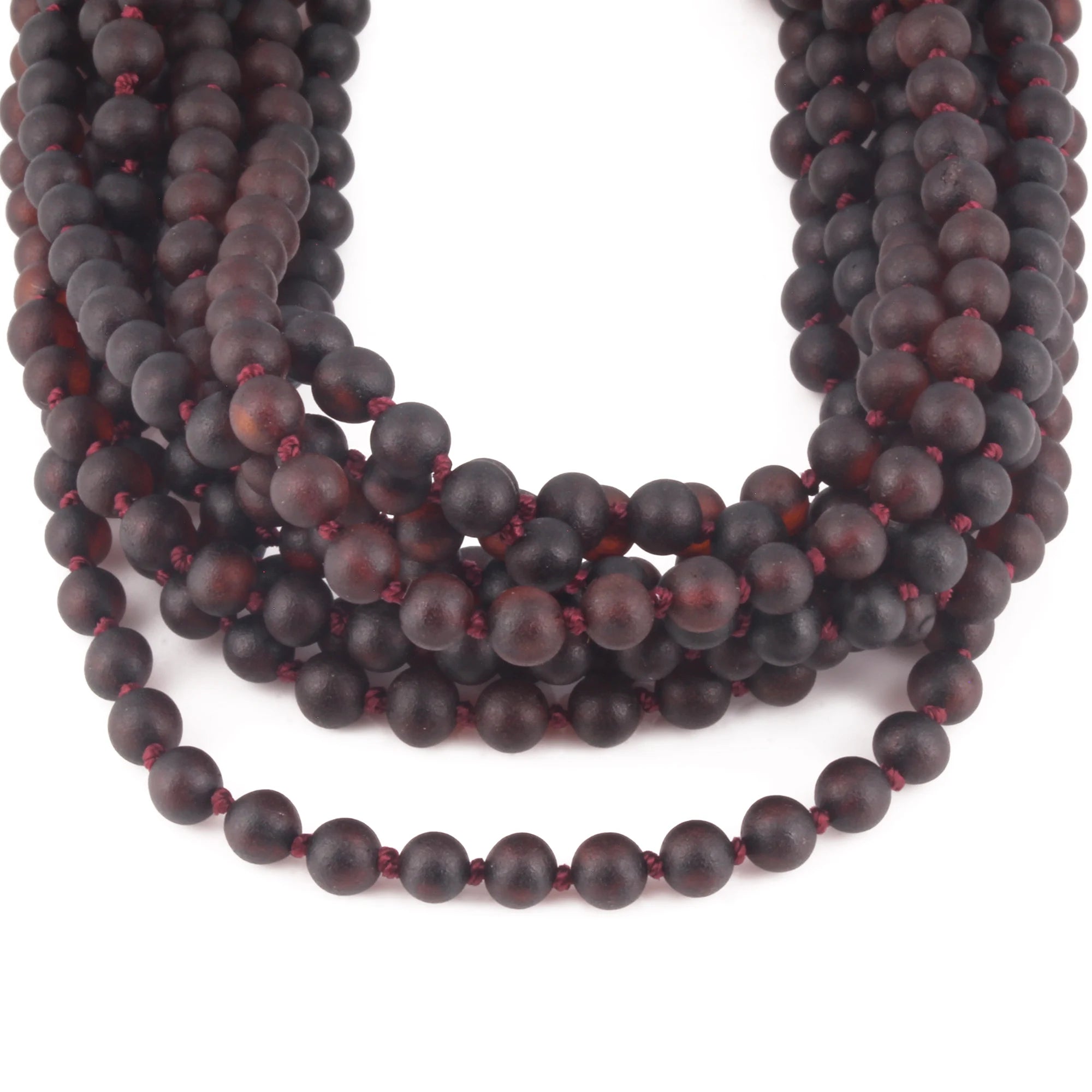 BALTIC AMBER ADULT NECKLACES LOT OF 10pcs - BAROQUE. XB54DCM