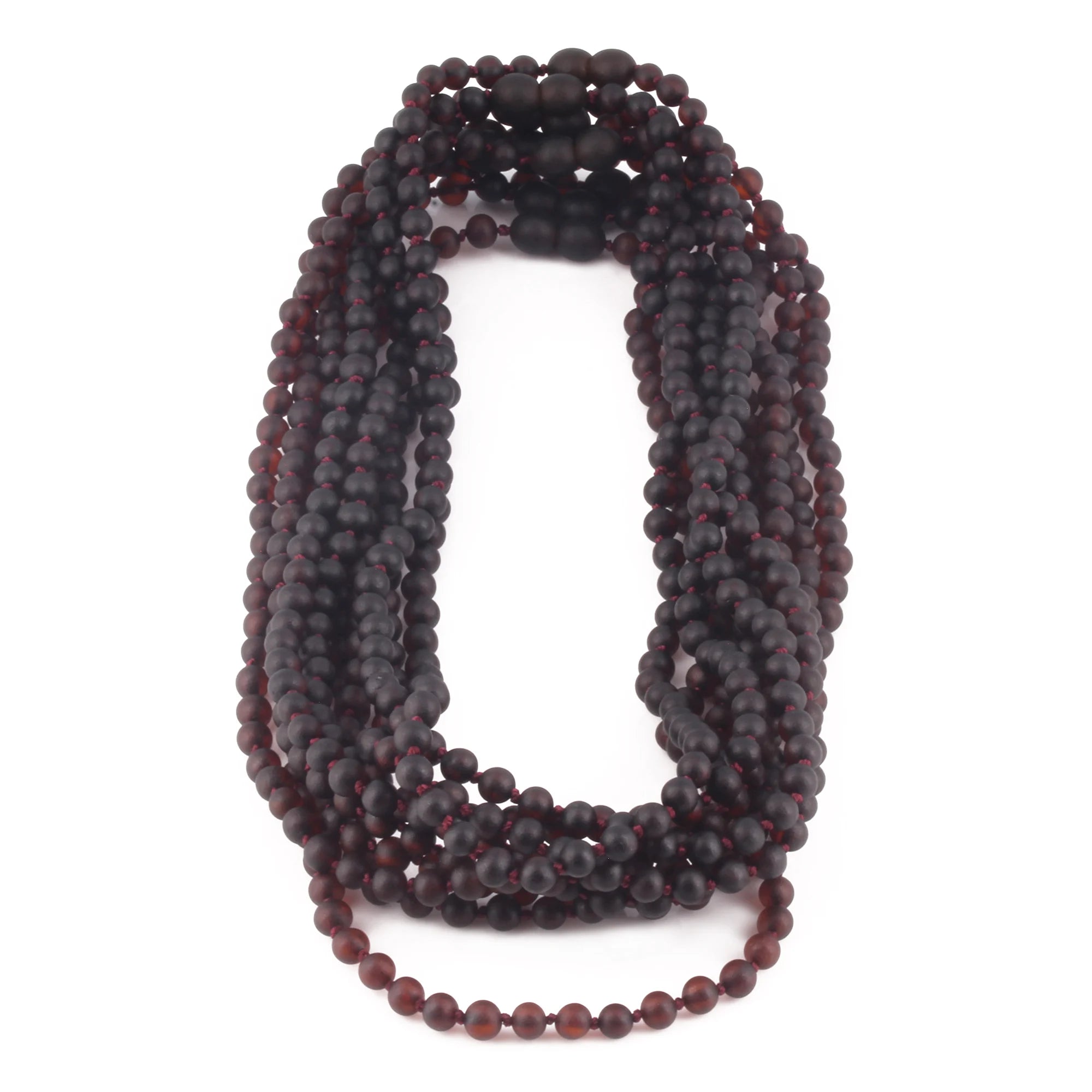 BALTIC AMBER ADULT NECKLACES LOT OF 10pcs - BAROQUE. XB54DCM