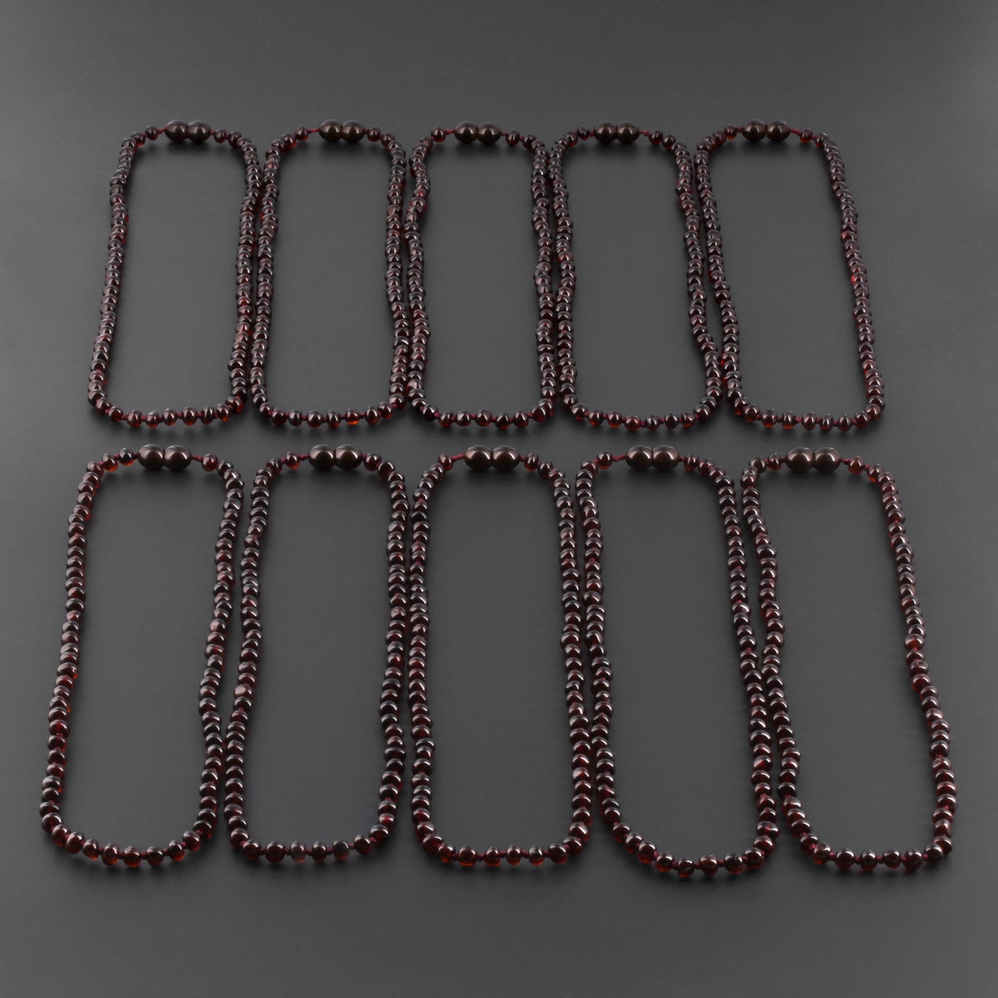BALTIC AMBER ADULT NECKLACES LOT OF 10pcs - BAROQUE. XB54DC