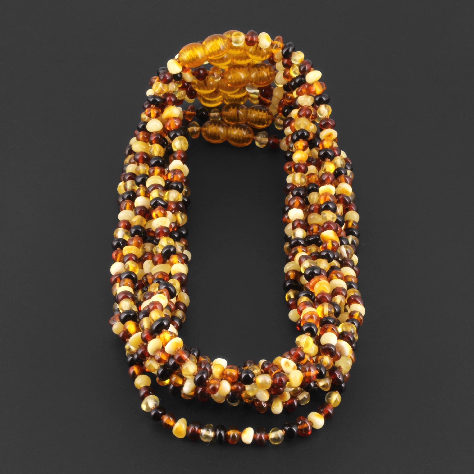 BALTIC AMBER ADULT NECKLACES LOT OF 10pcs - BAROQUE. XB43M