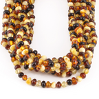 BALTIC AMBER ADULT NECKLACES LOT OF 10pcs - BAROQUE. XB43M