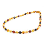 BALTIC AMBER ADULT NECKLACES LOT OF 10pcs - OLIVE. XO75M