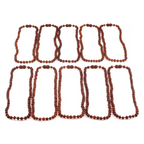 Baltic Amber Adult Necklace Baroque Cognac Raw Finish – Wholesale Lot of 10pcs - 45cm / 17.7in – XB54C-RAW