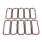 Baltic Amber Adult Necklace Baroque Dark Cognac Raw Finish – Wholesale Lot of 10pcs - 45cm / 17.7in – XB54DC-RAW